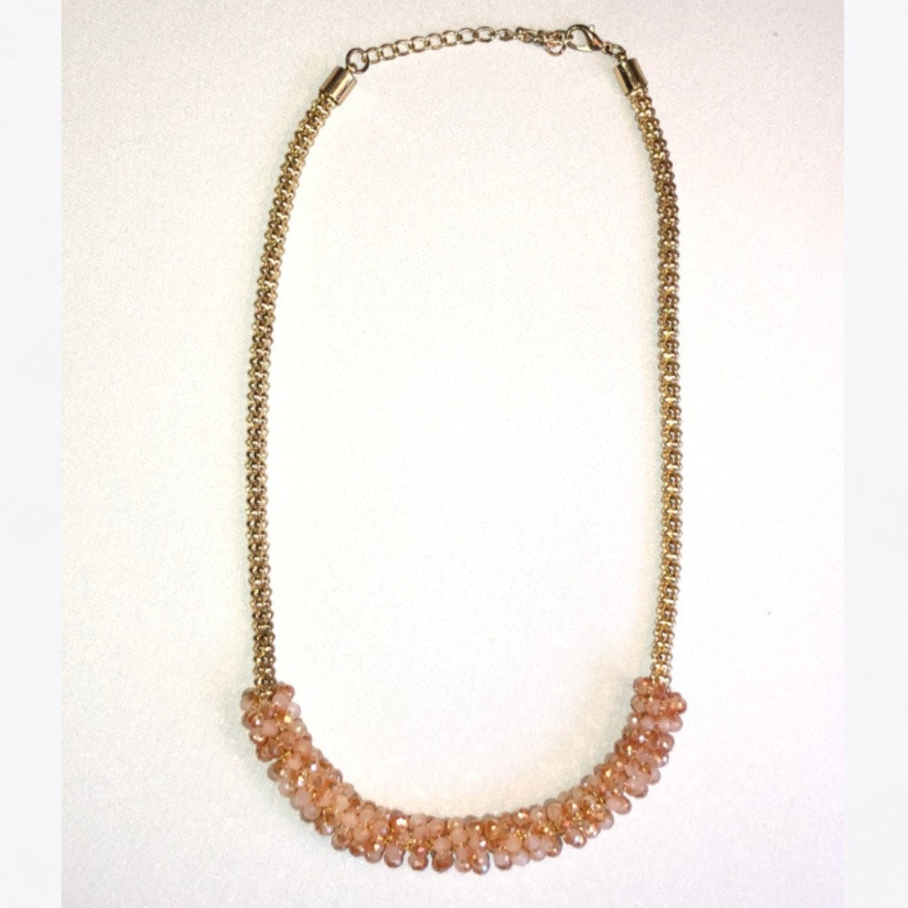 Statement Necklace with Coral Beads
